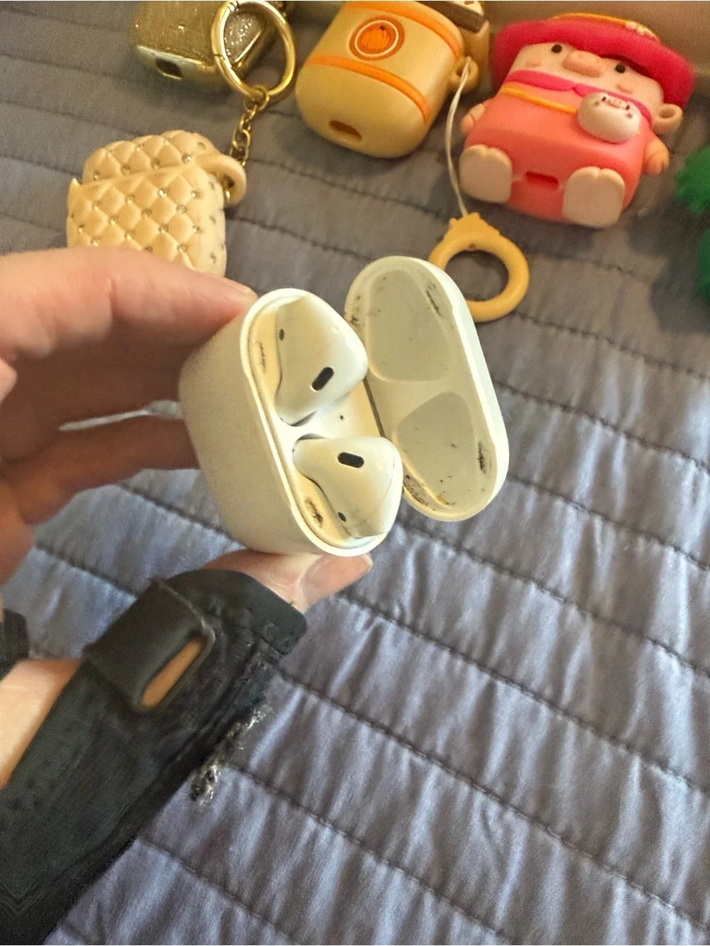 Apple AirPods with 5 cases